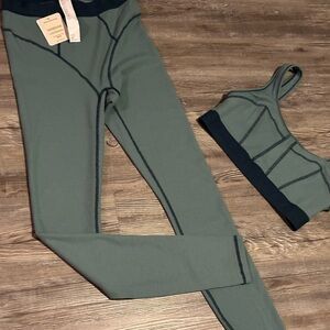 Fabletics Teal and Navy Activewear